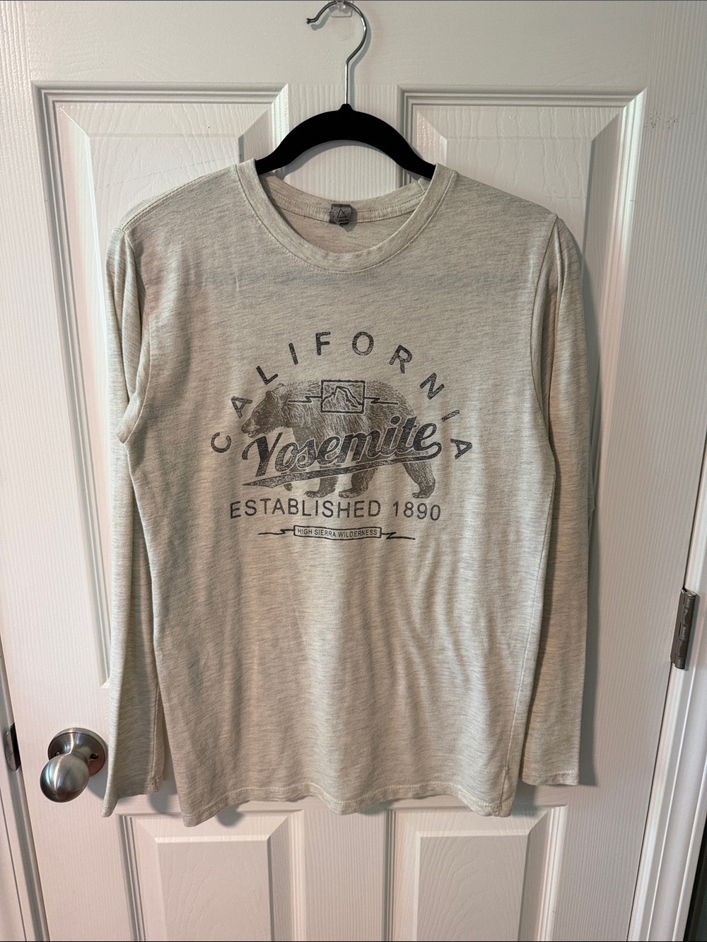 Yosemite California Long Sleeve Shirt - Light Gray